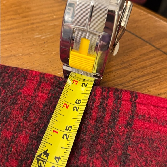 NWT Pendleton Women Wool Blend Walker Long Winter Coat Red Black Charcoal XL New - Picture 12 of 16